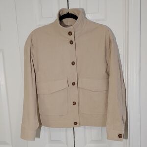 Avec Les Filles Jacket, Size Small, Corduroy, Button Front
